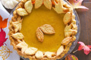 Pumpkin Pie | AZCookbook.com with Feride Buyuran